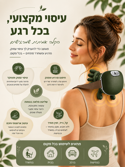 Loxero™ – המעסה הביתי הטוב ביותר